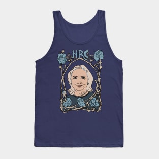 Hillary Clinton Art Nouveau Poster Tank Top